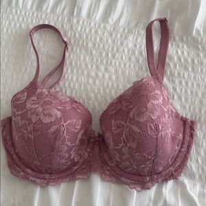 Victoria's Secret pink Lace Demi Bra size 34DD
